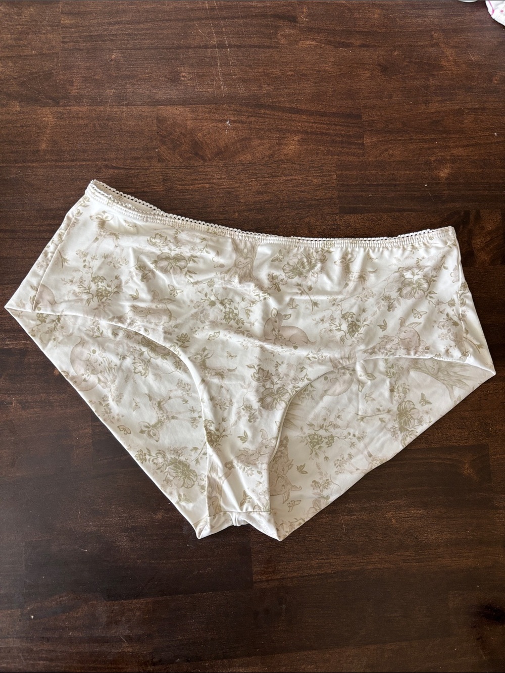 Frankie's Bikinis Cream Floral Bikini Bottoms